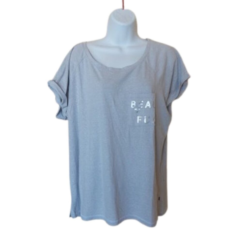 HYBA Gray and Silver Shirt Fits XL / 1X